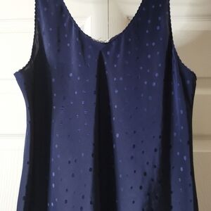 Navy blue light silky lingerie